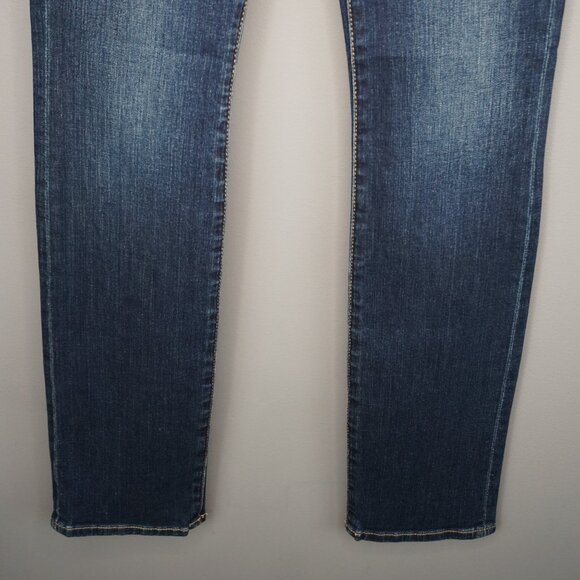 New 7 for all Mankind Kimmie Straight leg B(air) jeans size 23 - Picture 7 of 15